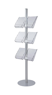 Floor Standing Brochure Holders - A4/A5/DL Brochure Stand - Floorstanding