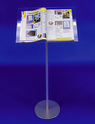 Floor Standing Brochure Holders - A4 Catalogue Lectern - Floorstanding